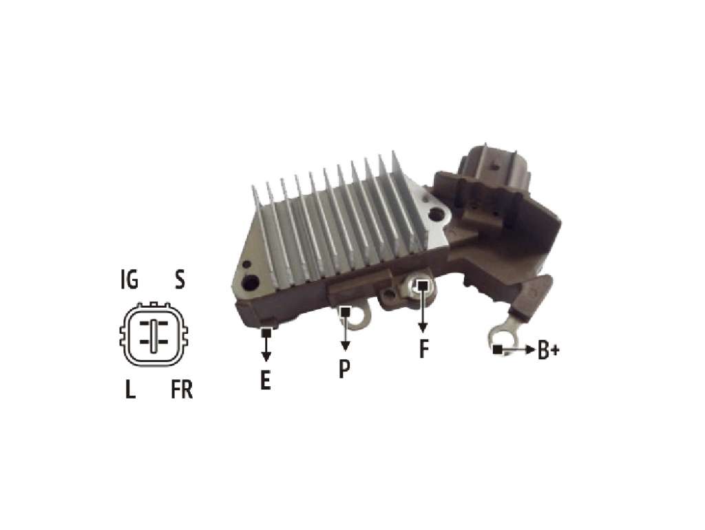 REGULADOR ALTERNADOR N-DENSO VARIOS 12V