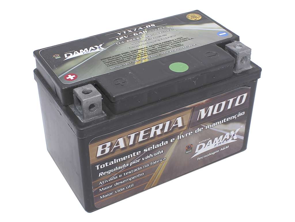 BATERIA MAX YTX8L-BS LX125/VX125/YUMBO DAKAR MOTO