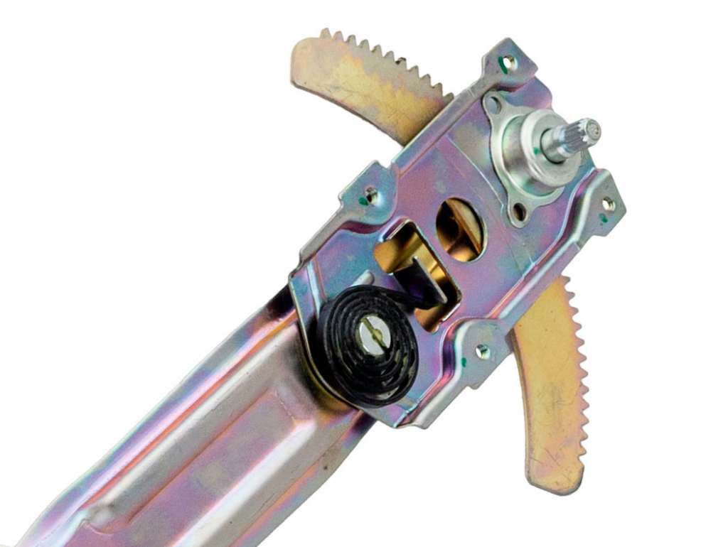 Máquina levanta cristal
