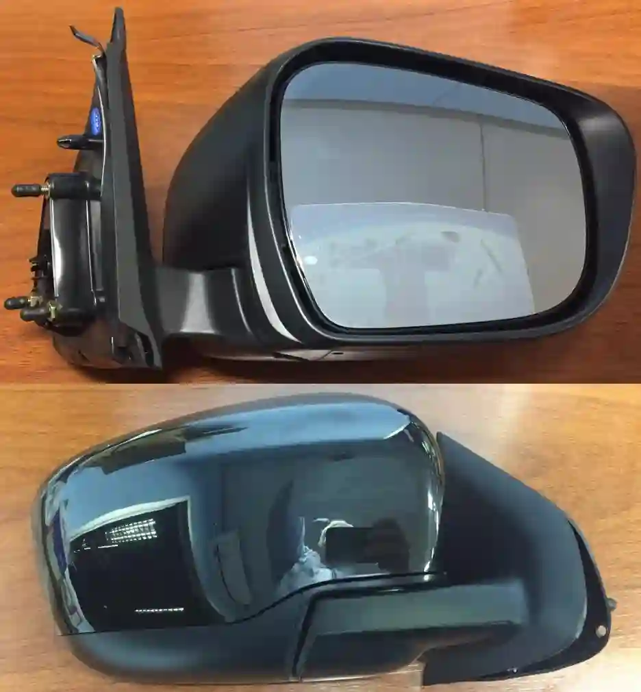 Espejo retrovisor exterior derecho manual negro