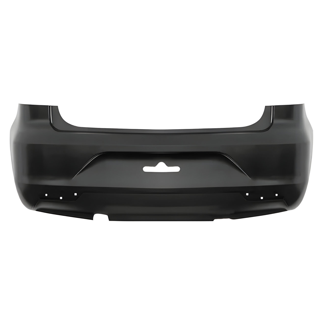 PARAGOLPE TRAS. NEGRO LISO S/AGUJ. SENSOR