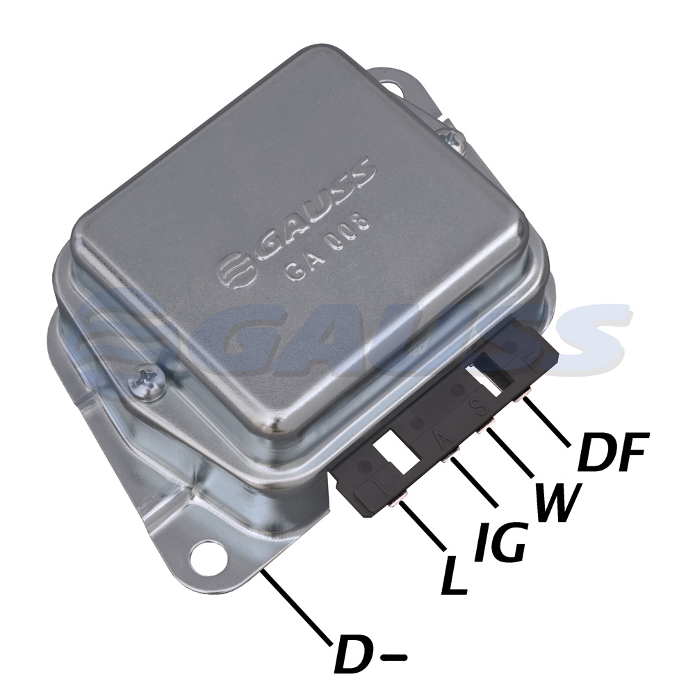 REGULADOR GAUSS GA 008 12V 4 SALIDAS UNIVERSAL