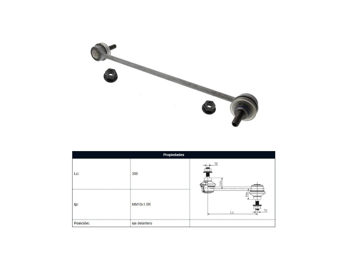 Bieleta Citroen Zx/Berlingo/Xsara Picasso/Xsara Break/Xsara Peug 306/Partner 93-25 Der/Izq