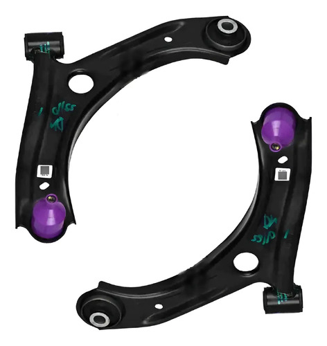 Kit X 2 Parrilla Delantera Para Suzuki Celerio 2022