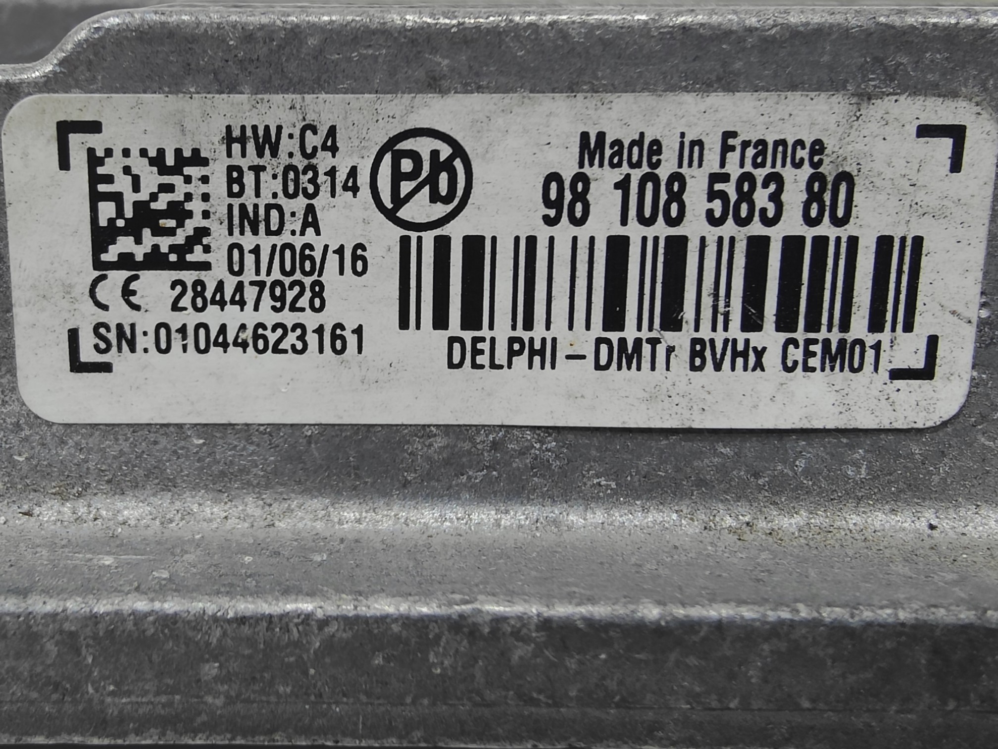Controlador START/STOP Peugeot Citroen 28447928 2016, Ref: 11095-K3C9