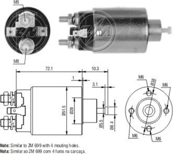 AUTOMATICO ARRANQUE MITSUBISHI/EFFA IDEAL/DFSK (CHINOS)