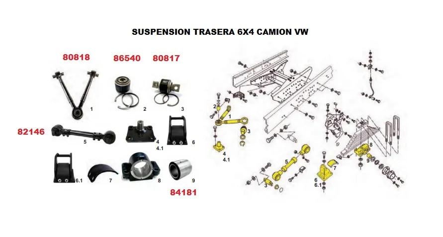 BARRA REACCION REGULABLE VW/FORD