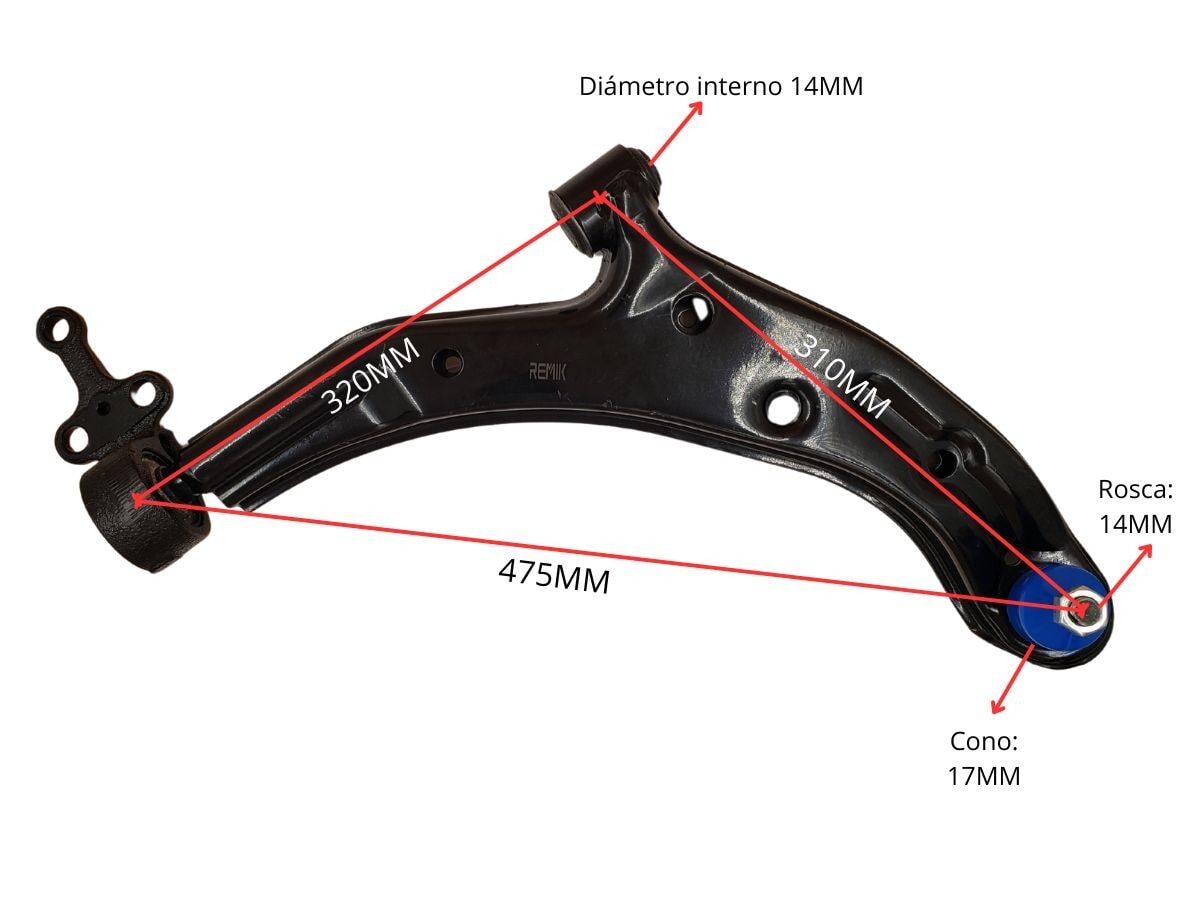 Parilla De Suspension Delantera Nissan Sentra B15 01-06 Der