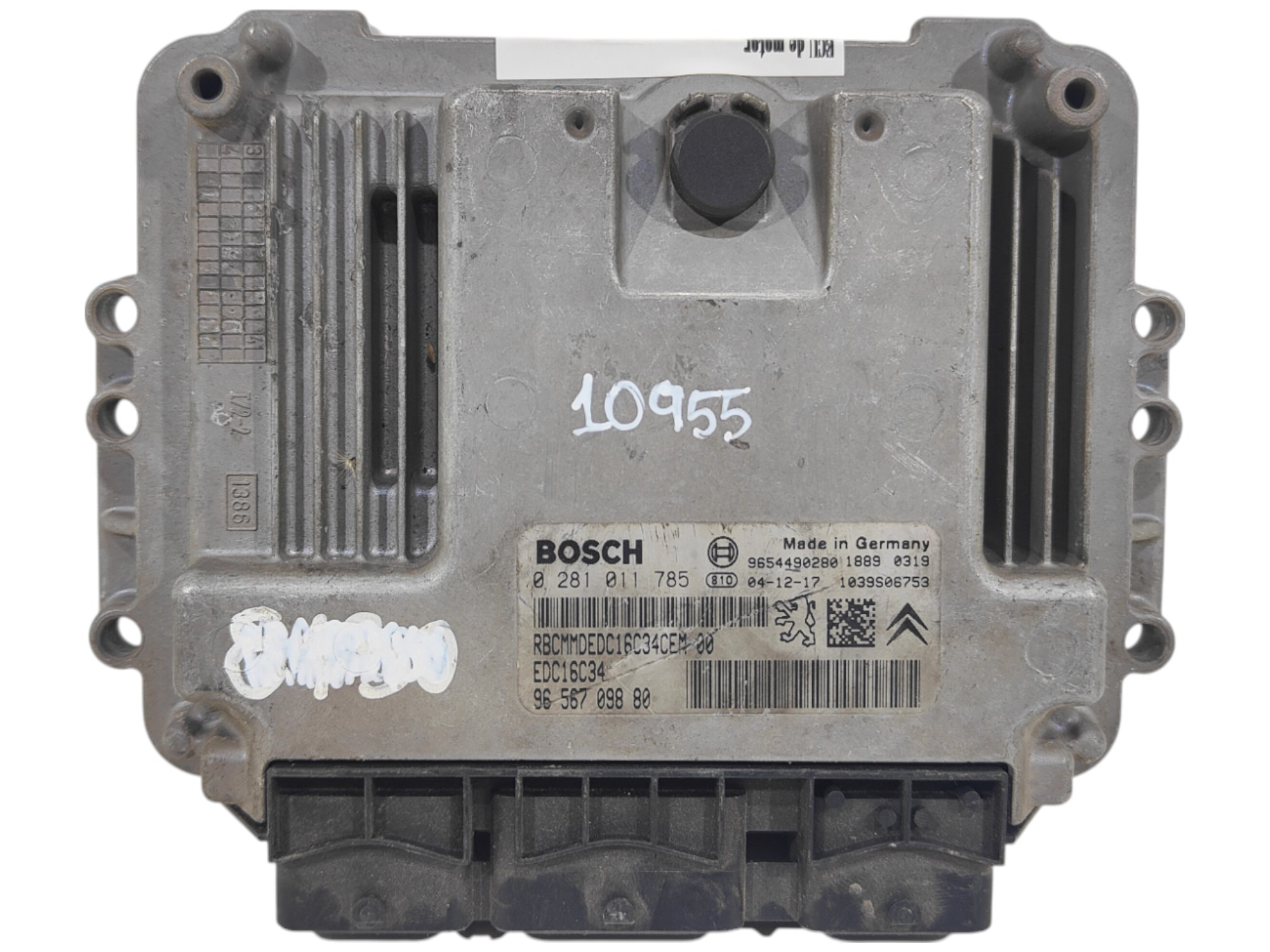 ECU de motor Citroen C2 1.4 HDI 2004, Ref: 10955-K3B9