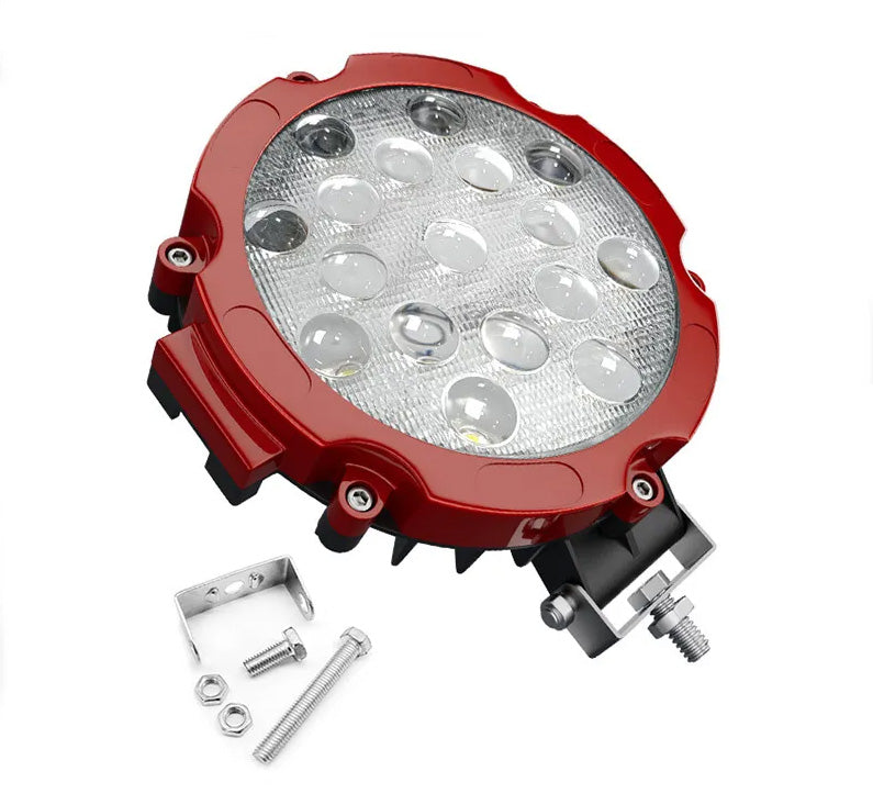 Faro Caminero Redondo 17 Led 51 W con Lupa