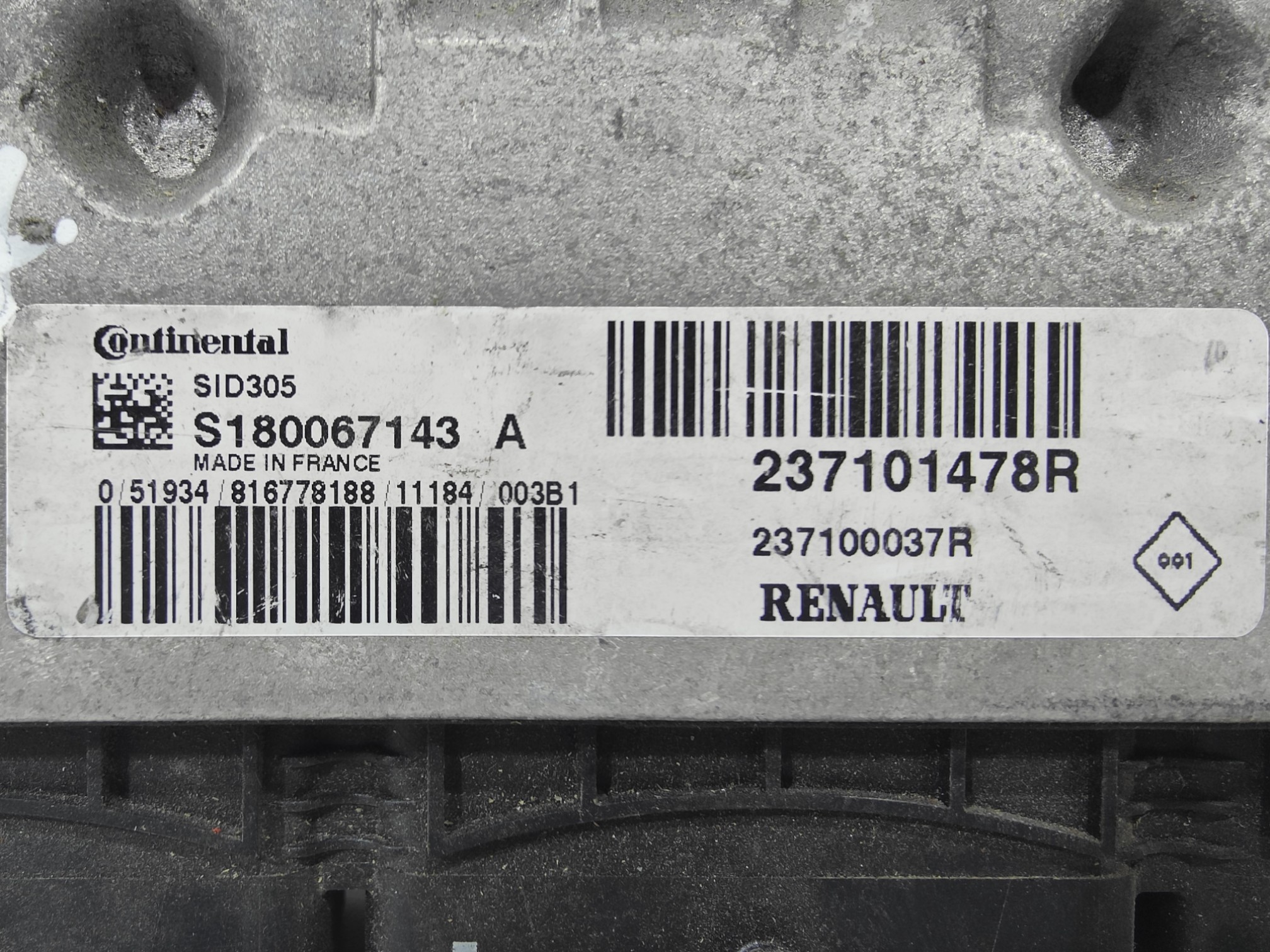 ECU de motor Renault MEGANE III SCENIC 1.5 DCI 110HP , Ref: 10971-K3B10