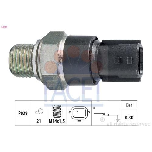 BULBO ACEITE RENAULT KANGOO LOGAN SANDERO DUSTER 2011...1PIN 14(1.5) 0.30BAR AF00658-8200671275
