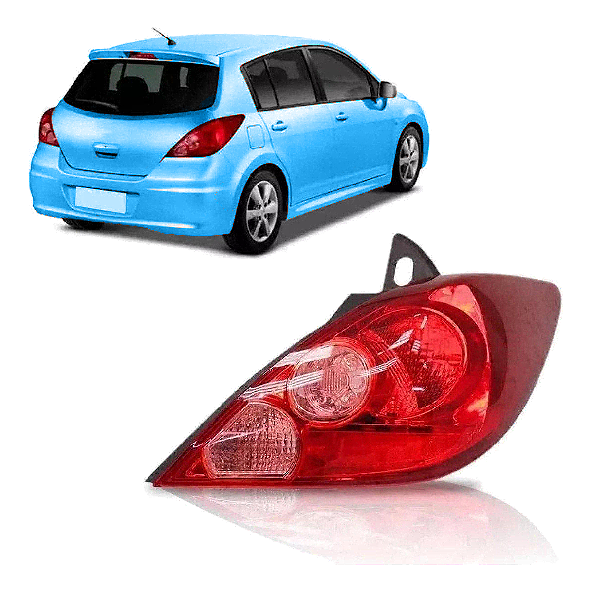 Faro Trasero Derecho Nissan Tiida Hatch