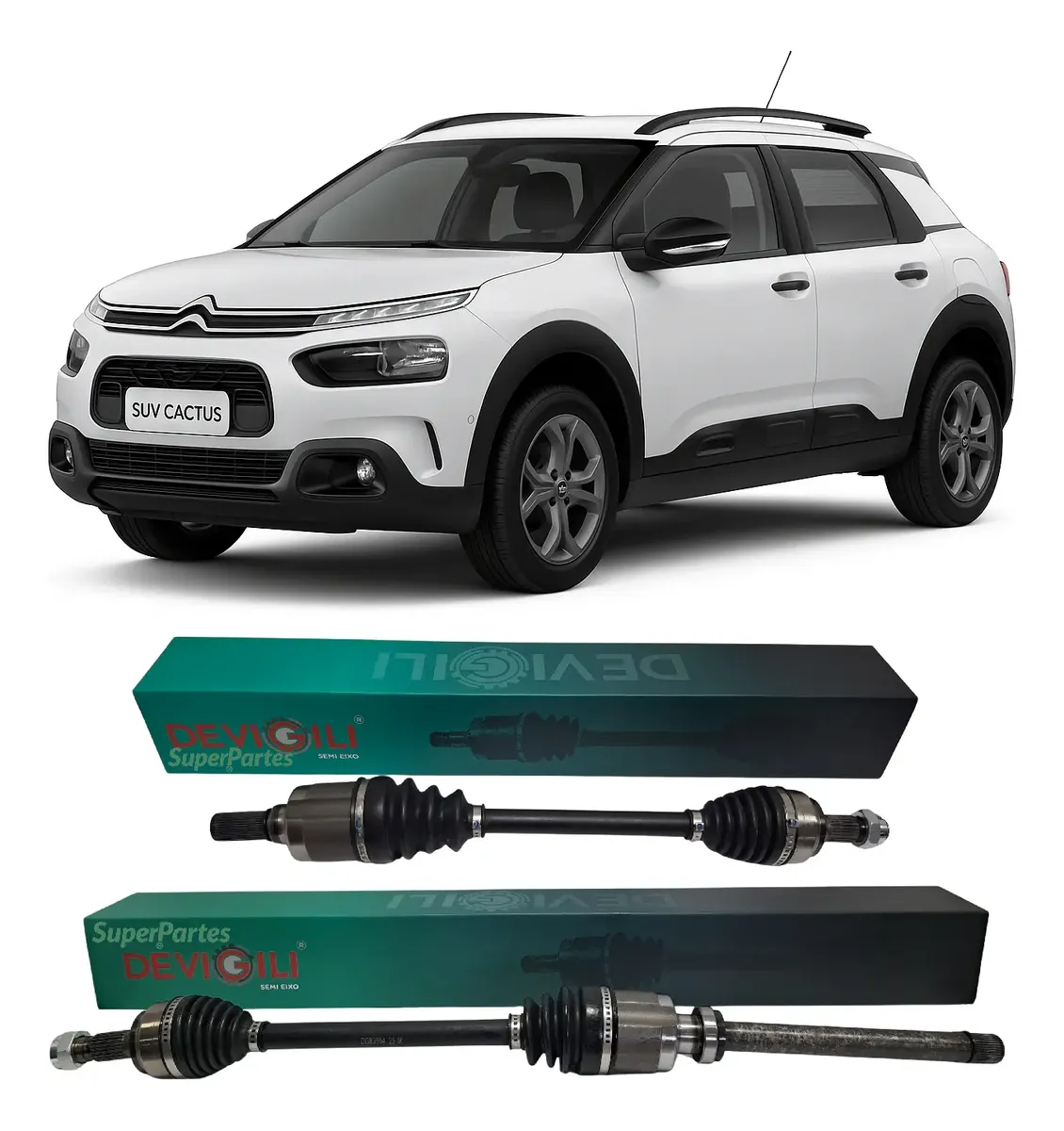 Par de semiejes delanteros Citroen C4 Cactus – 2017 a 2022