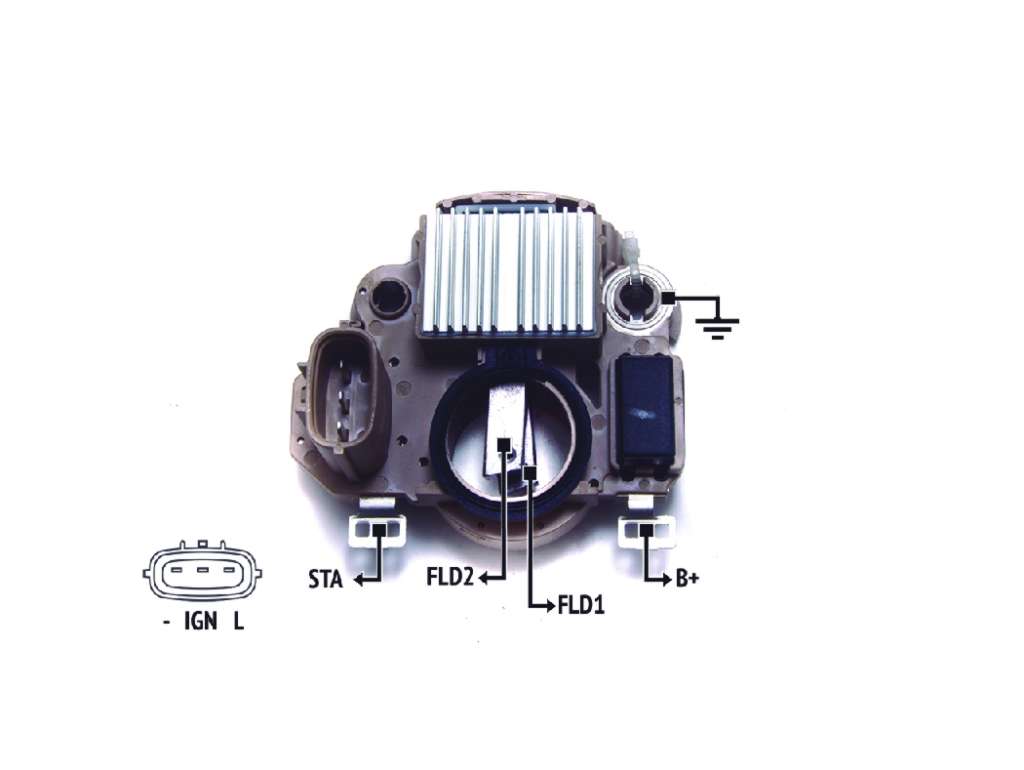 REGULADOR ALTERNADOR MITSUBISHI GM TRACKER/SUBARU