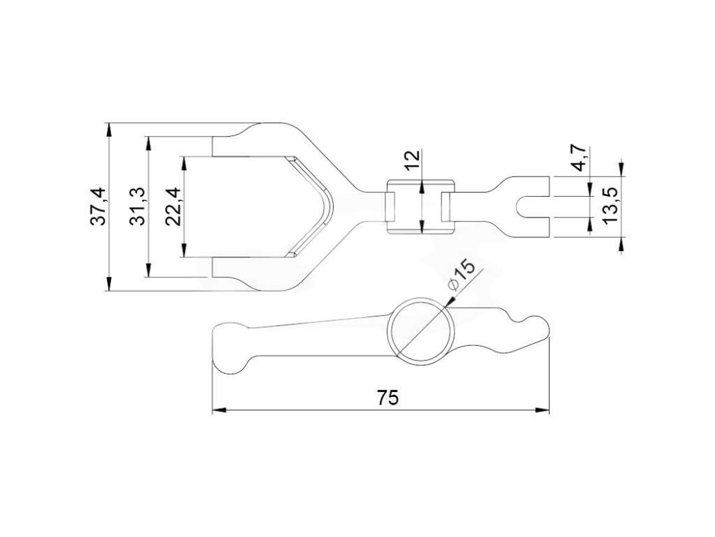 HORQUILLA ARRANQUE VALEO HY HB20/ACCENT/RE LOGAN/SANDERO/KANGOO