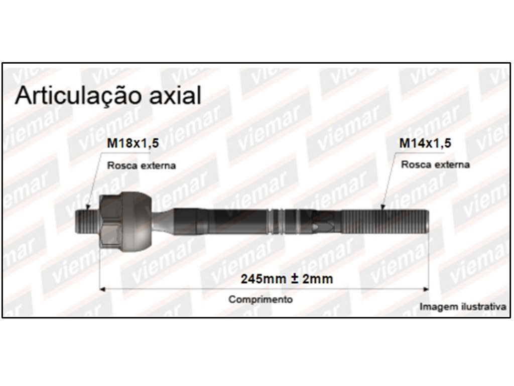 PUNTERO CREMALLERA HY H1/STAREX 08/ 18/14MM