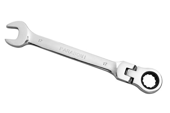 LLAVE COMBINADA ARTICULADA CON CRIQUE/CATRACA 22MM