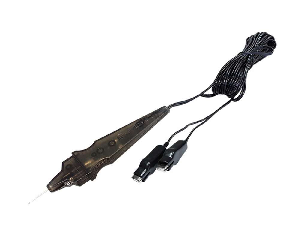 Probador universal de polaridad 12V/24V con cable de 5 metros y pinzas