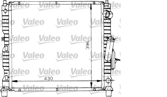 RADIADOR AGUA MOTOR RENAULT TWINGO CON AIRE MODELO VIEJO VALEO [VALEO]