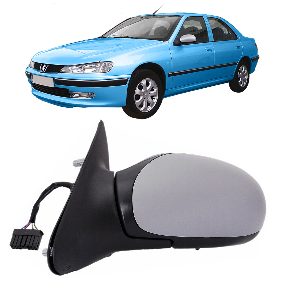 Espejo retrovisor exterior izquierdo eléctrico