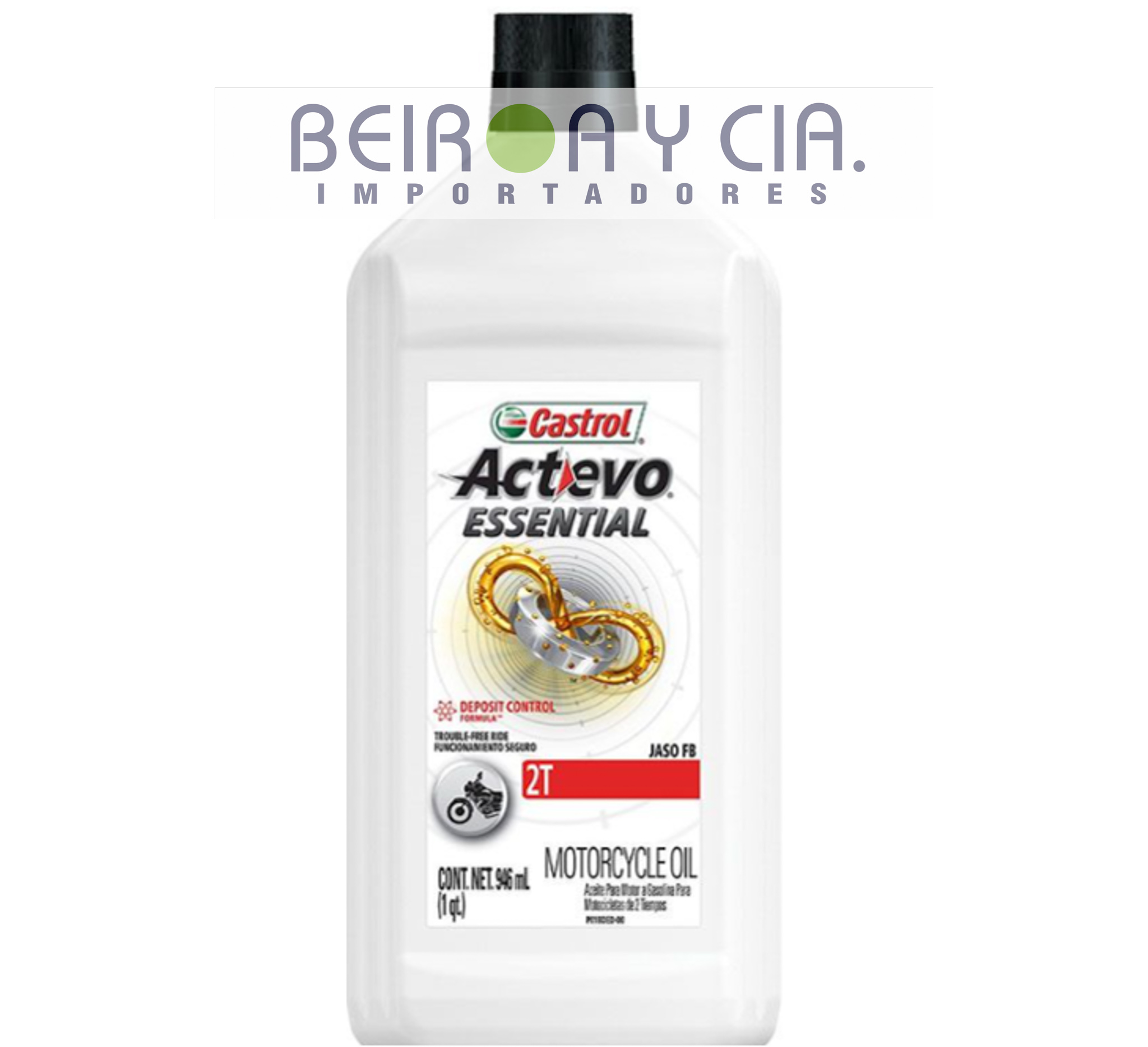 ACEITE CASTROL ACTEVO ESSENTIAL 2T U3 1 LTO