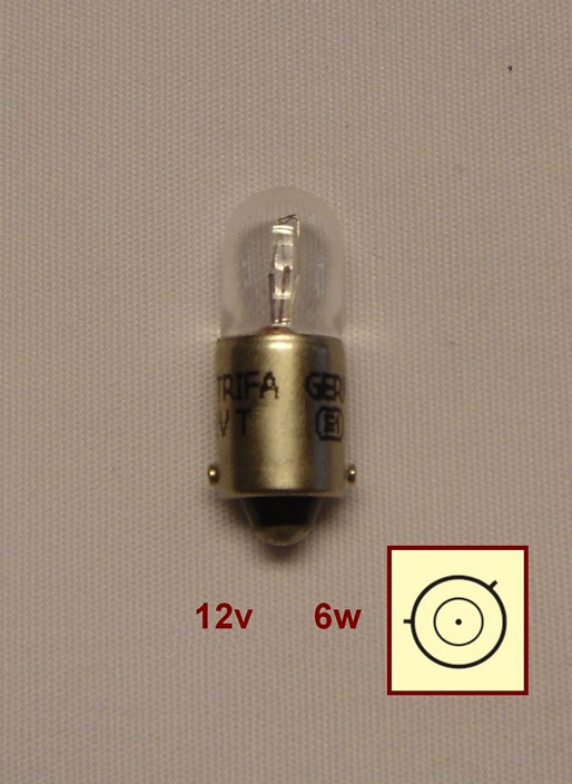 LAMPARA 12V H6W 6W (TRIFA)