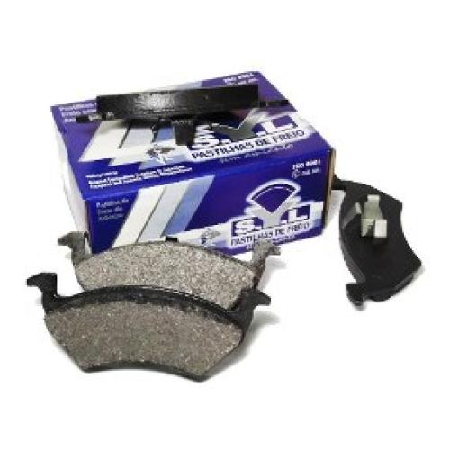 JGO. PASTILLAS FRENO VW GOL SAVEIRO 2009...2020 (4 = BASE LARGA 146MM) SIST. TEVES  SYL