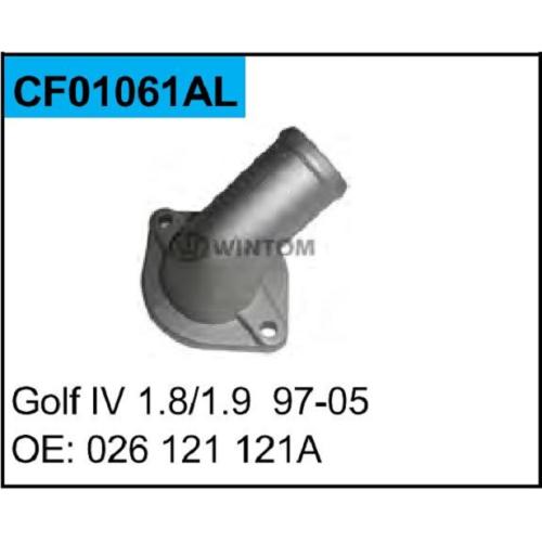 PIPA TERMOSTATO VW 1.6N -1.6D-1.9D ALUMINIO CF01061AL DZBY4458-EXPO. 0491211211A - PL5965-FUA0016