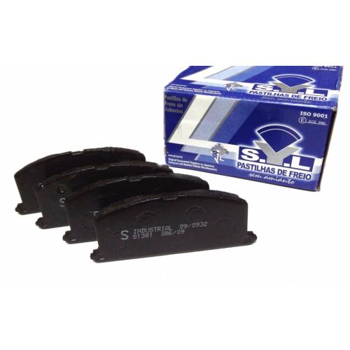 JGO. PASTILLAS FRENO TOYOTA COROLLA 87...2002 TERCEL 86...91 120X47X15MM (20870)