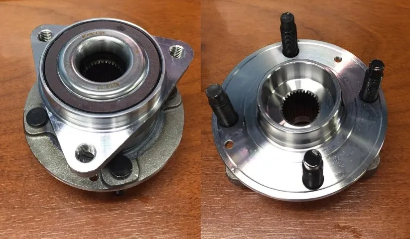 Maza de rueda delantera con rulemán