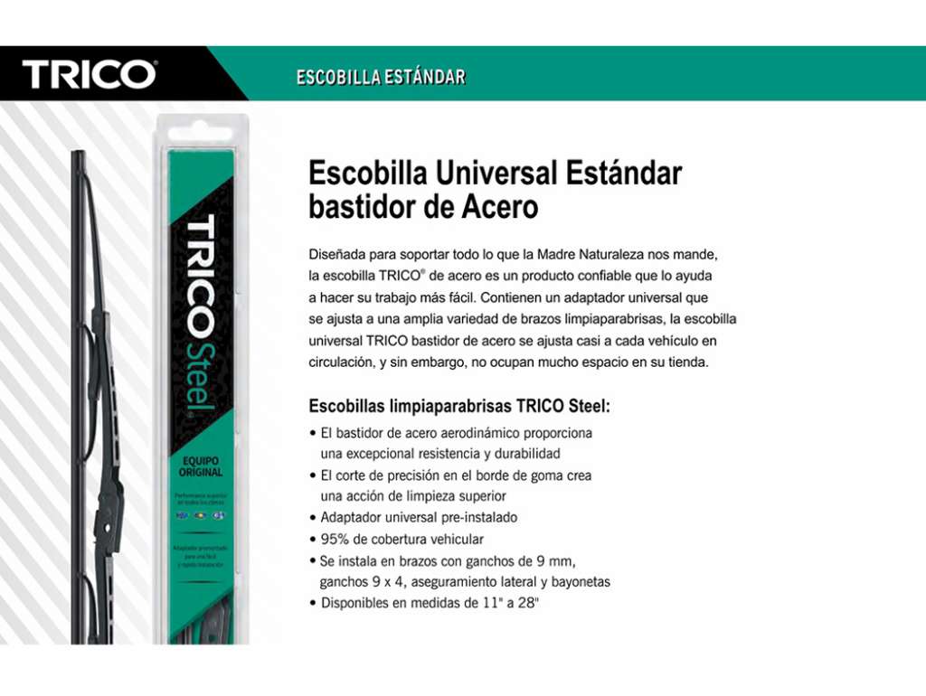 ESCOBILLA UNIV. 18 GM CORSA 94/.. C/U