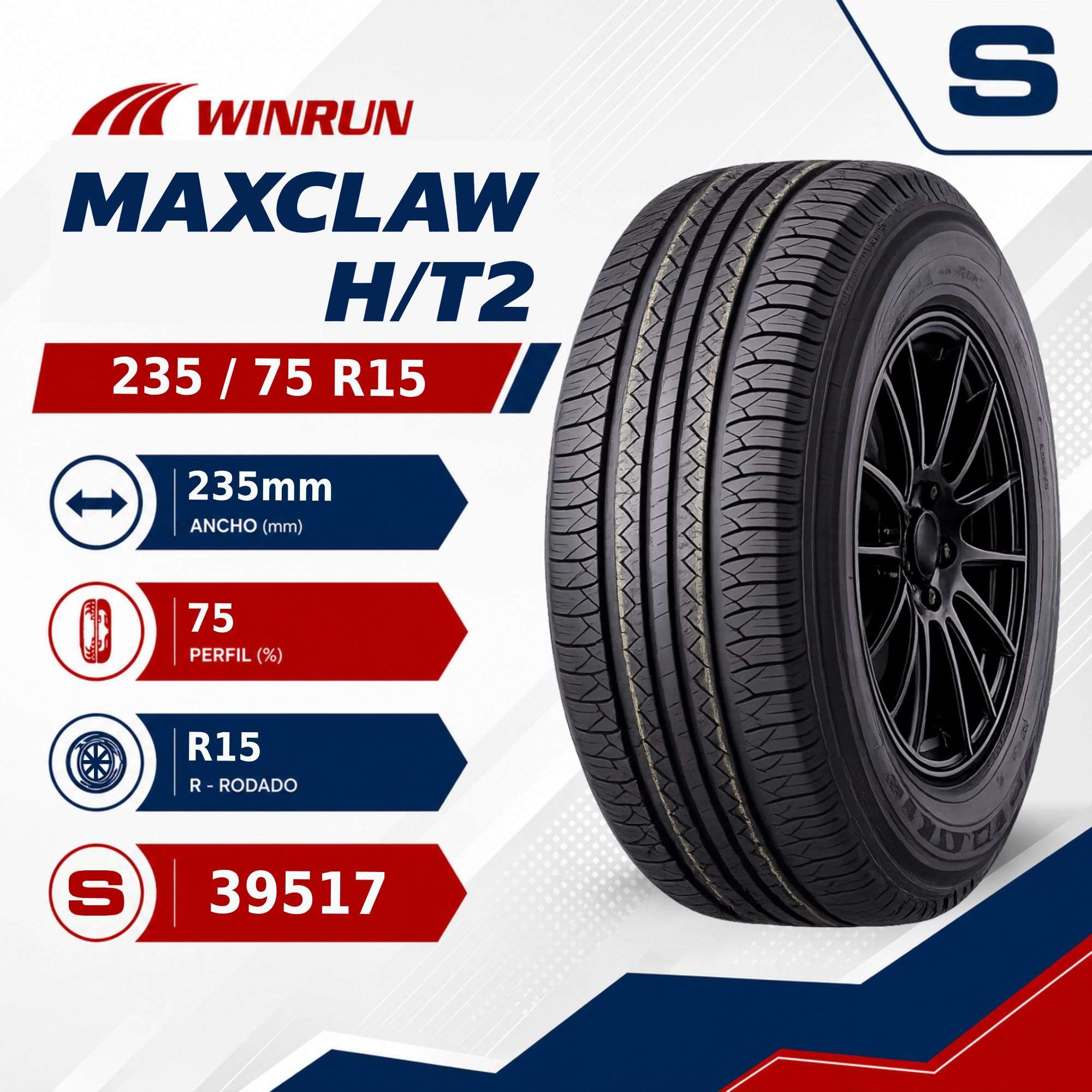 NEUMATICO 235/75 R15 WINRUN MAXCLAW H/T2