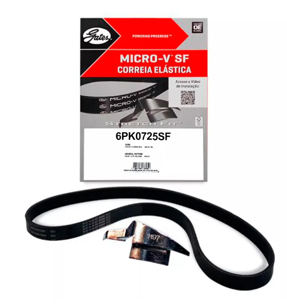 CORREA ALTERNADOR VOLKSWAGEN GOL SAVEIRO G5 G6 CROSSFOX S/ A.A. GATES