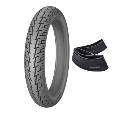 Cubierta Moto 90/90-18 Nayasa EY032 con cámara