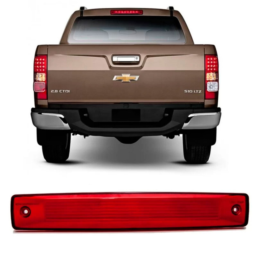 PLASTICO ACRILICO MICA FAROL CHEVROLET TERCERA LUZ S10 2012/19