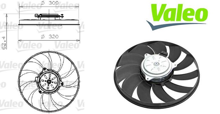 MOTOR ELECTROVENTILADOR HYUNDAI SANTA FE VALEO [VALEO]