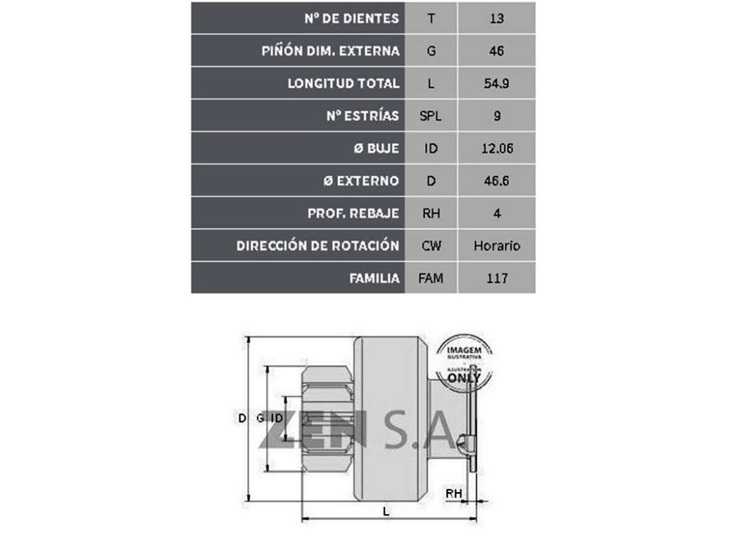 BENDIX LUCAS AGRALE TRACTOR 13D. 9E