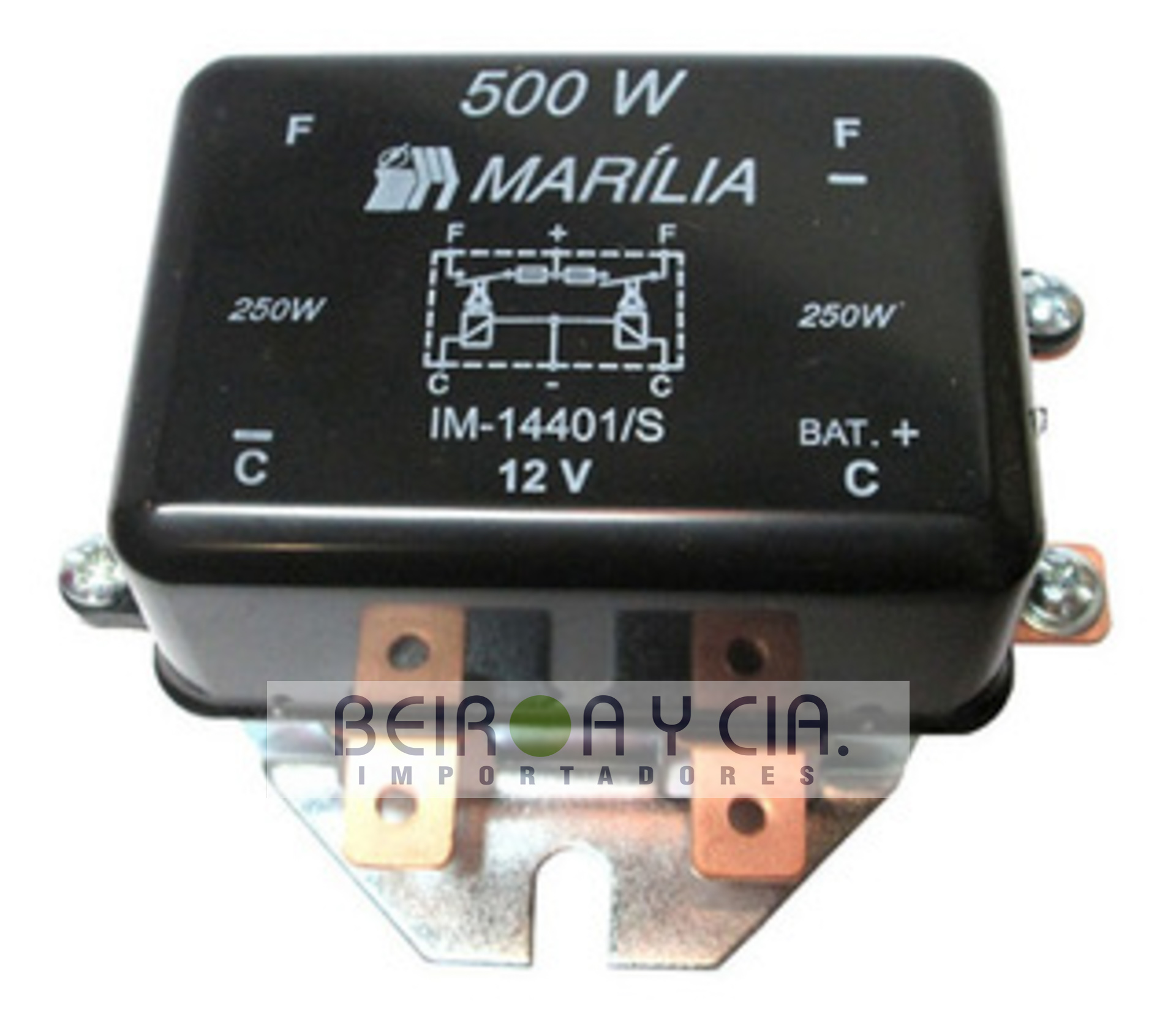 RELAY MARILIA 14401 DOBLE 12 VOLT