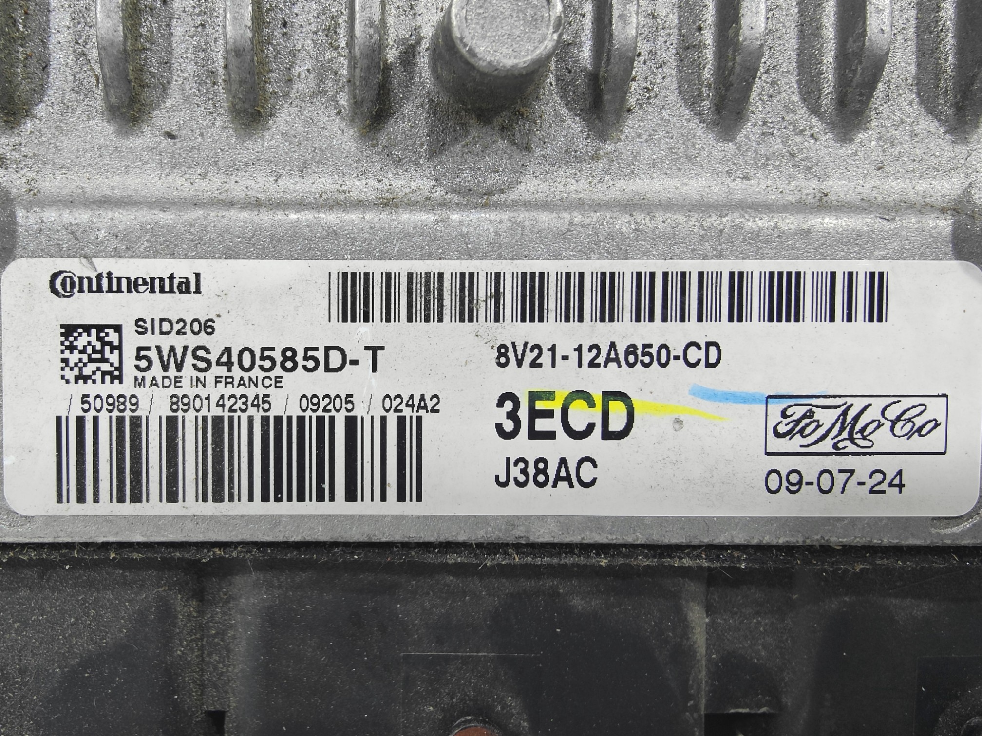 ECU de motor Mazda 2 1.4 TDCi , Ref: 10974-K2B11
