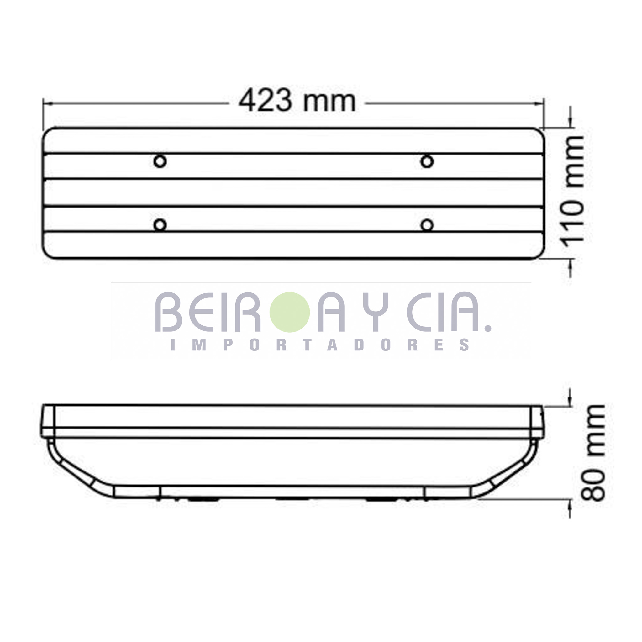 FAROL BAIML 1350 IZQ. TRAS. RECT. MBENZ C/FICHA SV
