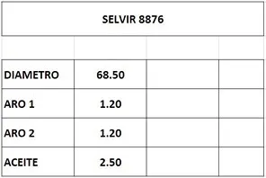 AROS  68.5mm GM SPARK 1.0  STD (4cil) CTI