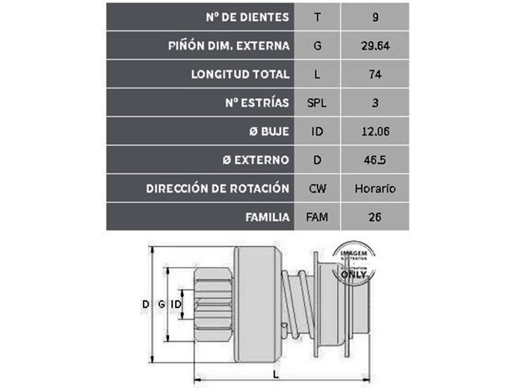 BENDIX INDIEL FO FALCON 188 (55/1)