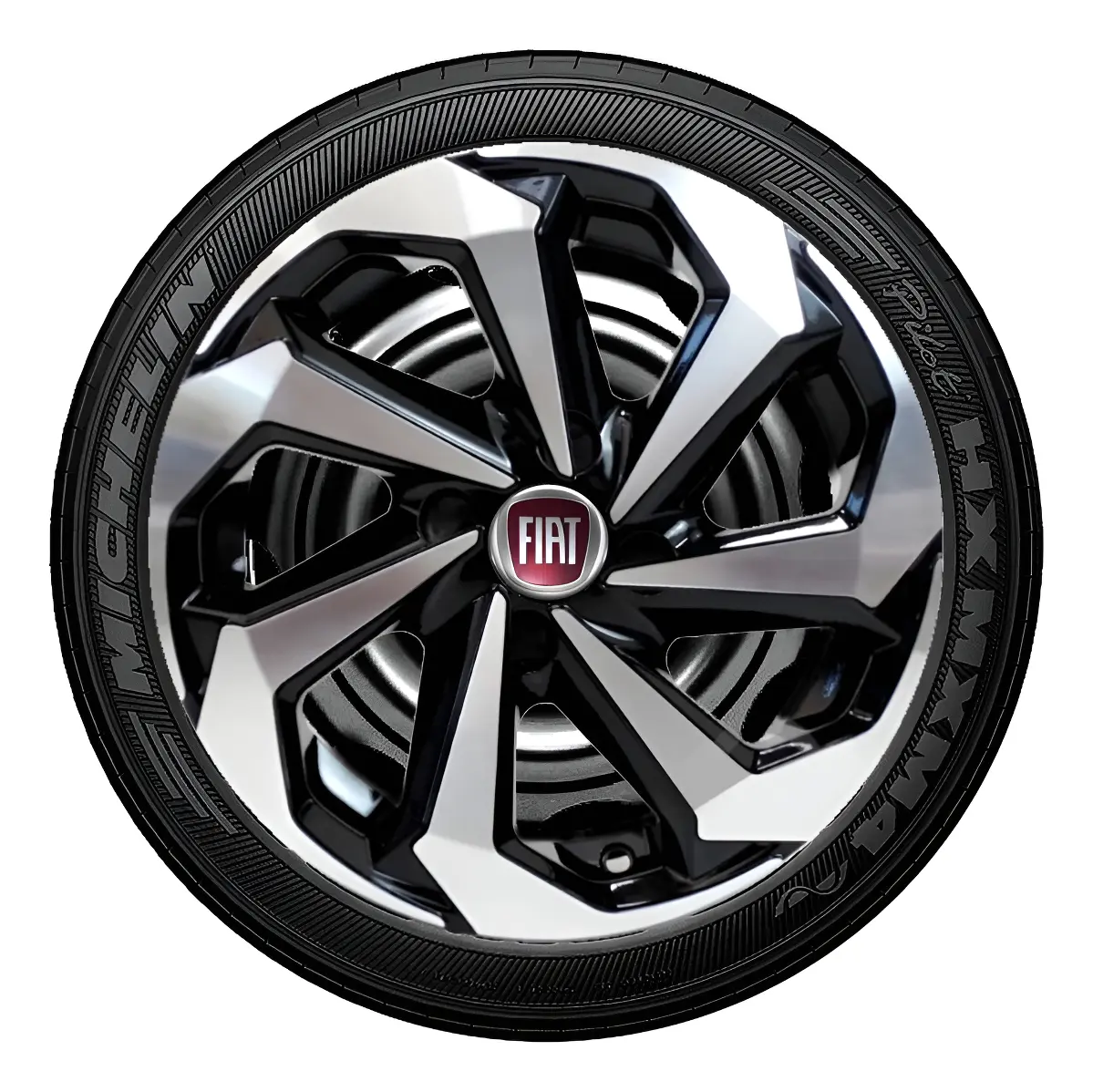 Juego 4 Tazas Rodado 13 Spider Argo Fiat Mobi Uno Siena Paliode