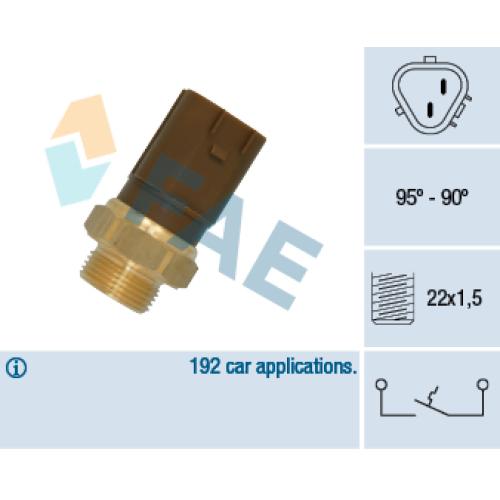 BULBO ELECTRO VW SURAN BORA GOLF (2 PATAS TRIANGULAR) TEMP. 102/95ºC FAE