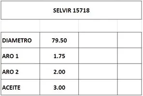 AROS 79.5mm VW GOL 1.9D-TD STD CTI