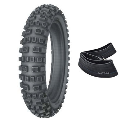 Cubierta Moto 110/100-18 c/cámara Nayasa EM09