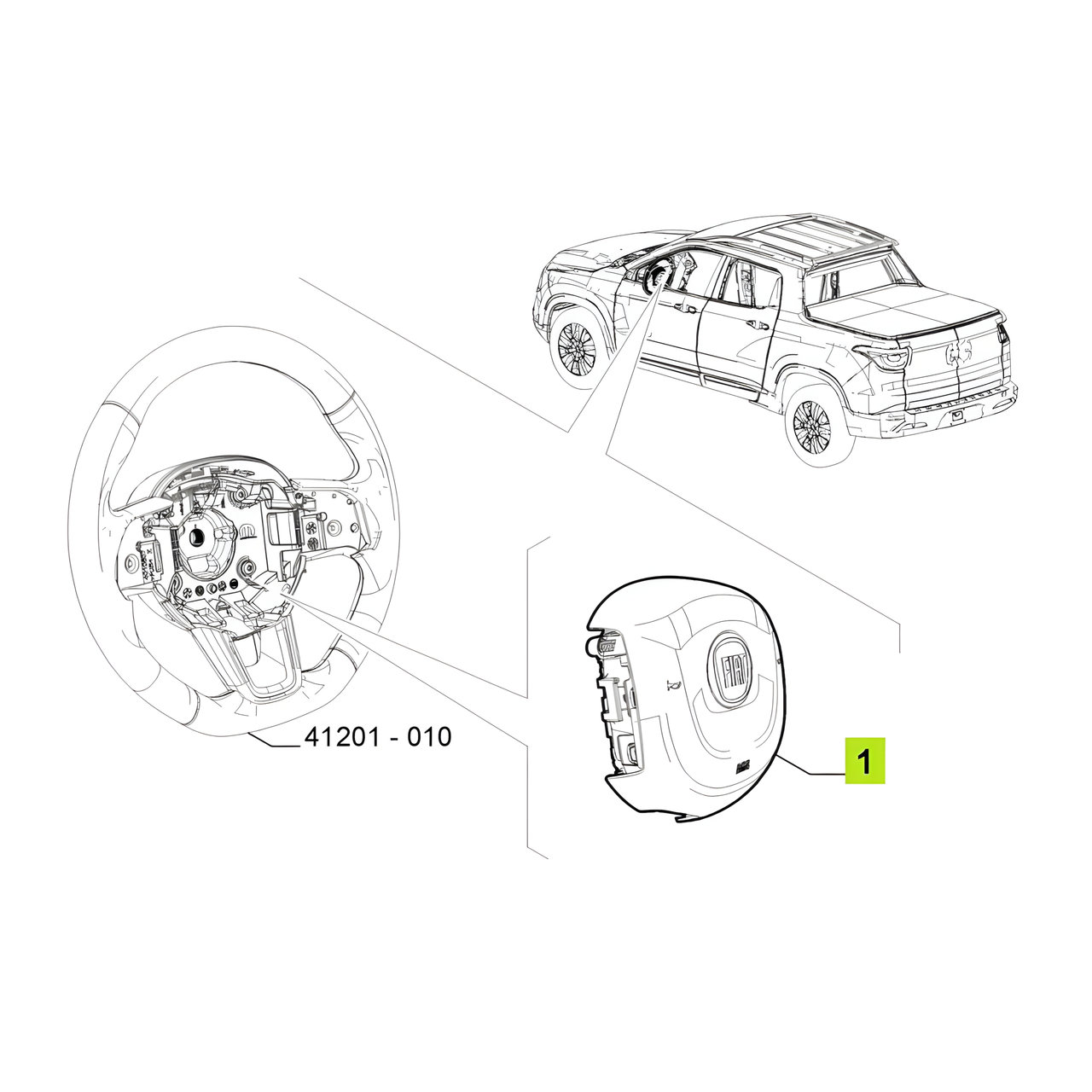 AIRBAG CONDUCTOR -ORIGINAL