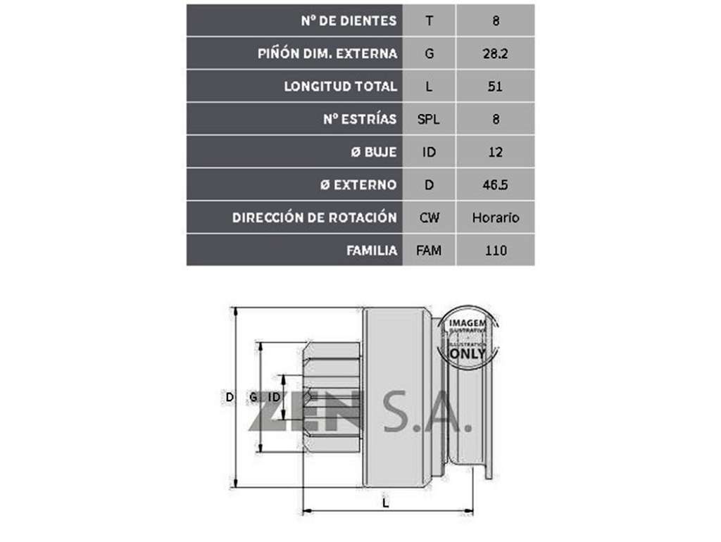 Bendix de Embrague