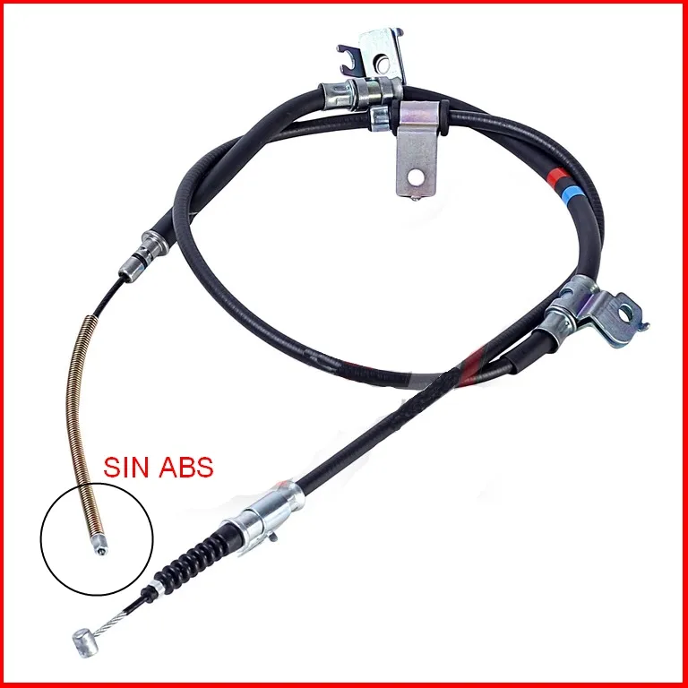 Cable de freno de estacionamiento trasero izquierdo